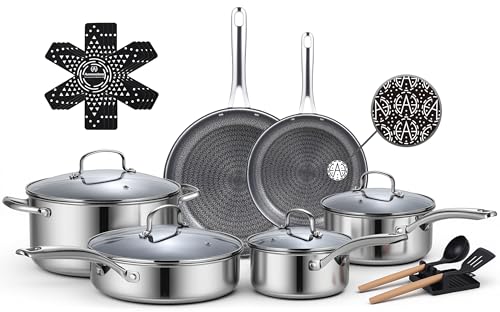 Ammeloo 17 Pcs Stainless Steel Set