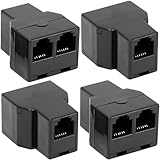 Large compatibilité : conçu pour les interfaces RJ12 6P6C standard, il fonctionne parfaitement avec la plupart des téléphones fixes, fax, modems, filtres ADSL et autres équipements réseau utilisant le même connecteur.