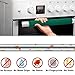 ZAWAGIIK 6Pcs Refrigerator Door Handle Cover Washable Kitchen Appliance Decor Handles Fridge Oven Microwave Dishwasher Antiskid Protector, Keep Off Fingerprints Food Stains (Dark Green)