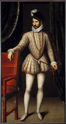 Peinture sur Toile Portrait de Charles IX par François Clouet 60x90cm