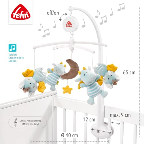Móvil cuna bebé Fehn Little Castle con música de Mozart 4