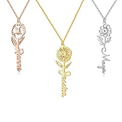 Birth Flower Necklace A