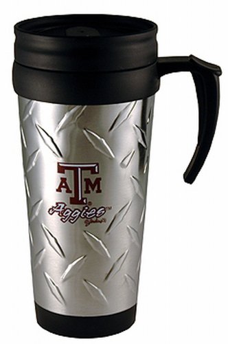 NCAA Texas A&M Aggies Stainless Steel Diamond Plate Mug