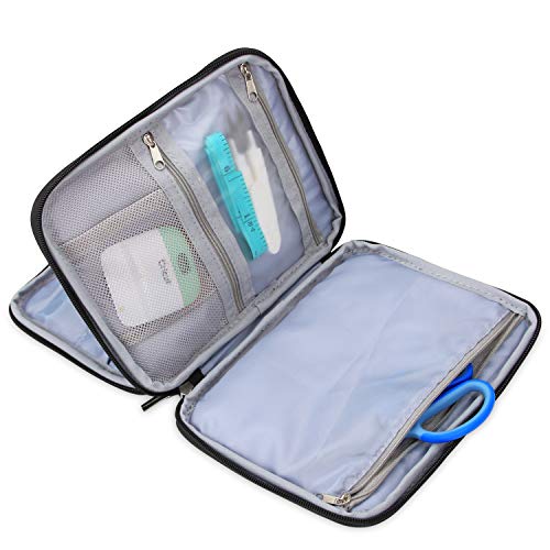Yarwo Carrying Bag Compatible With Cricut Accessories, Organizer Case For Craft Pen Set And Basic Tool Set Storage, Gray Color, Bag Only #TOP4
