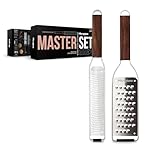 Microplane Kitchen Grater Set (Zester & Extra coarse) for Citrus Fruits, Hard Cheese, Nutmeg, Potato, Zucchini and Carrot with Stainless Steel Blades - Made in USA
