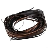 Strand - Filo di vimini in polietilene, per la riparazione di componenti di mobili da patio, con braccioli, schienali e pannelli di seduta, 36,6 m, colore: marrone