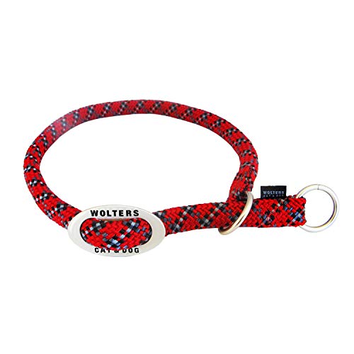 Wolters | Schlupfhalsband Everest reflektierend in Schwarz/Graphit | L 35 - 40 x B 0,9 cm