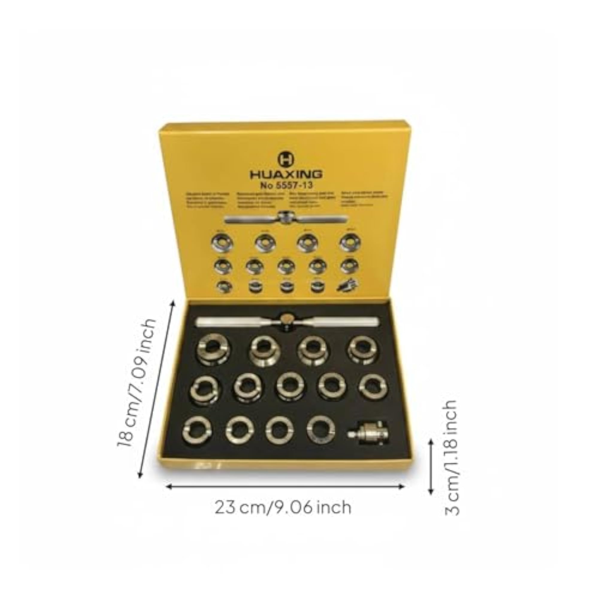 15 Piece Watch Case Opener Kit for Watchmakers
