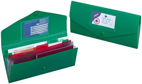Snopake DL Fusion Travel Holder 3-Part  Fusion Assorted [Pack of 5] Ref: 15699