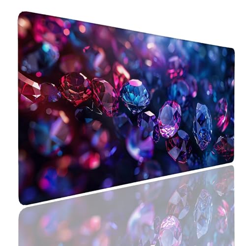 Tapis de souris XL Luxury avec bords cousus pour un bureau élégant
