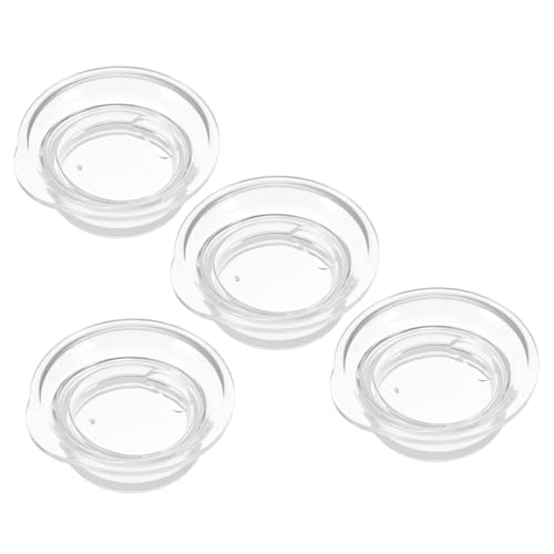 SOIMISS 4piezas Tapas De Repuesto para Mate Cup Unidades Tapa Protectora Antipolvo De Plástico Accesorios para Mate Cup Diseño Moderno