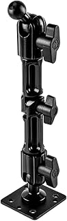 Tackform AMPS Drill Base Mount | 7" Modular Arm | 17mm Ball Compatible with Garmin | 20mm Ball System - All Metal Construction