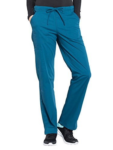 Scrubs for Women Workwear Professionals Stretch Drawstring Pant, Soft Stretch Plus Size WW160, 4XL, Caribbean Blue