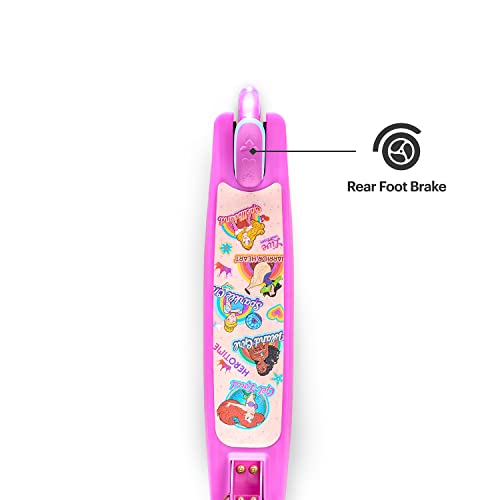 Image of Jetson Character Kids Kick Scooter, LED Lights on Stem & Light-Up Wheels, Lightweight Frame, Height-Adjustable Handlebar, Lean-to-Steer System, Easy-Fold Mechanism