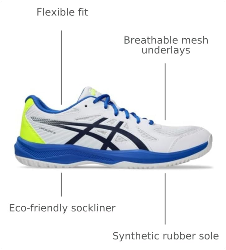 Image of ASICS Men's Upcourt 6 Volleyball Shoes