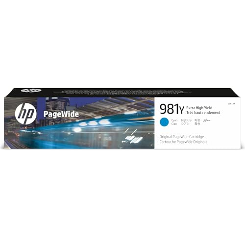 HP 981Y Ciano, Cartuccia Inchiostro Originale, Elevata capacitĂ