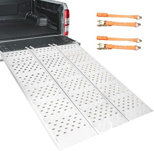 Rampa Plegable Aluminio Extra Ancha 1500 lbs 54x77 pulg