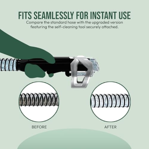 Replacement Self Cleaning Tool for Bissell Carpet Cleaner Hoses OEM # 1613828 Silver Bissell Hose Self Cleaning Tool - Image 6