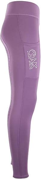 AK Oreo AKRS-6052-01 - Pantalones de equitación transpirables de cintura alta con agarre de silicona para asiento completo - 2