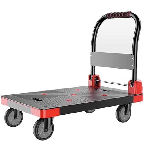 Carretilla plegable de 4 ruedas con capacidad 100KG miniatura 1