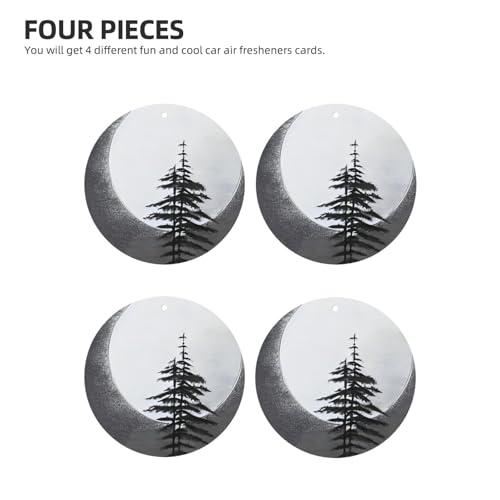 Hojas aromáticas Moon Pine Tree para auto miniatura 2