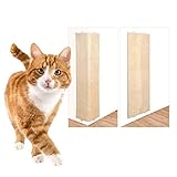 Sisalbrett als Kletterwand - Kratzbretter sind sehr hilfreich gegen Bewegungsmangel und beim Wetzen der Krallen. 2 oder 3 aufeinander angebrachte Kratzteppiche können als Katzen-Kletterwände genutzt werden