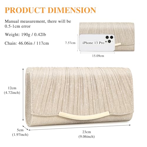 Image of UBAYMAX Evening Bag Clutch Purses for Women Lady Girl Handbags Crossbody Bag Wedding Bag for Prom Party Wedding Engagement | Wedding Bag