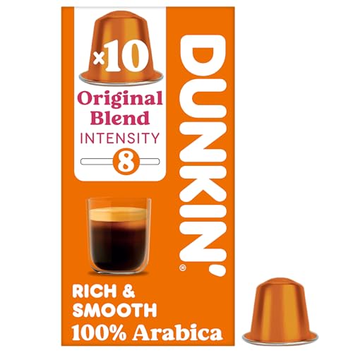 Dunkin Nespresso Compatible Capsules Original Blend - 10 Capsules