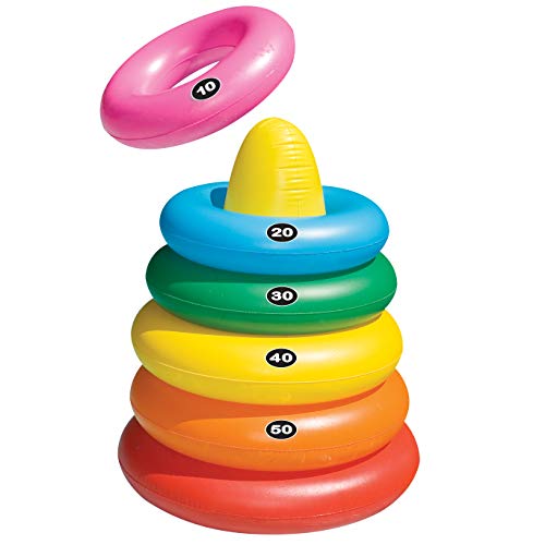 Swimline Giant Ring Toss Game Multicolor, 46-3/4inx54in