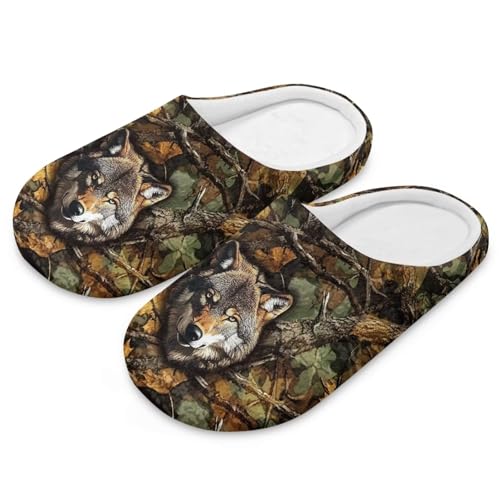 Soft Slippers Indoor Warm Winter House Shoes for Women Men, Comfy Bedroom Shoes Slip On Closed-toe Slippers