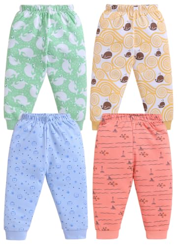Image of LuvLap Baby Boys & Girls 100% Cotton Pyjama Pack of 4