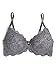 Smart & Sexy Women's Seasonal Signature Lace Push-up Bra Fashion Colors, Anthracite, 34C