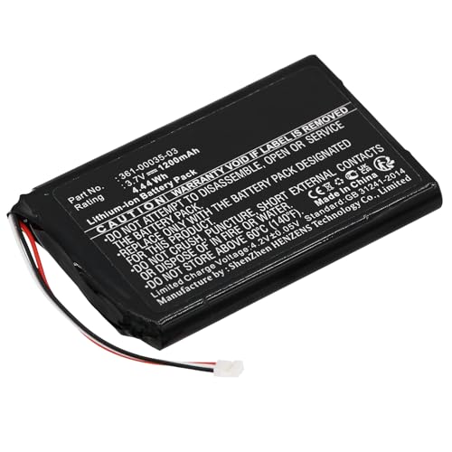 Synergy Digital GPS Battery, Works with Garmin Nuvi 2597 GPS, (Li-Ion, 3.7V, 1200 mAh) Ultra High Capacity Battery