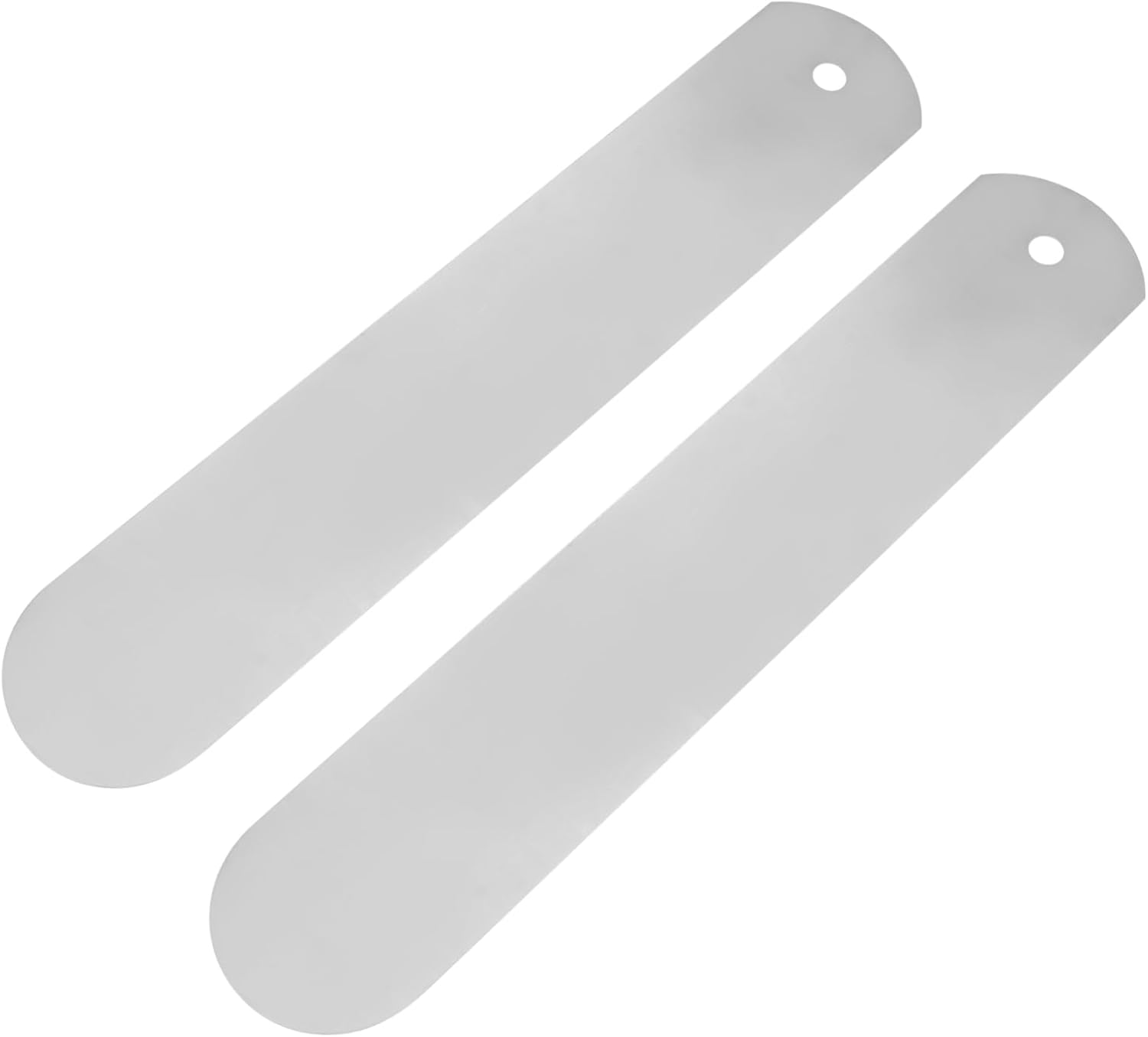 Healifty 2pcs Aluminum Metal Straight Sock Boards for Sublimation Heat Press Sock Jigs with Hanging Lightweight Non Corrosive for Dye Transfer Printing Projects