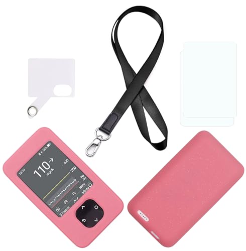 Coque silicone Dexcom G7 G6 avec cordon patch et film de protection écran couleur mixte