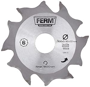 FERM Scheibenfräser für Lamellendübelfräse BJM1009, 1 Stück