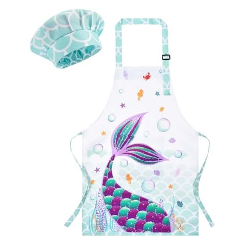 WERNNSAI Kids Art and Chef Apron Set Cover