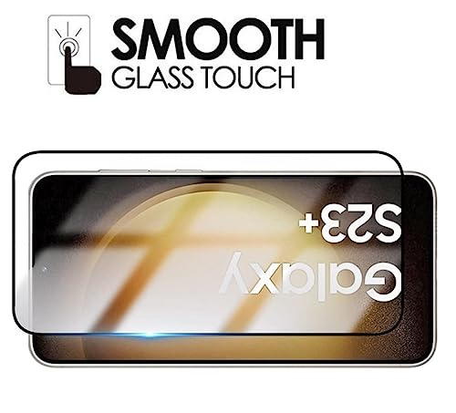 Image of HD Tempered Glass Screen Protector Compatible for Samsung Galaxy S22 Plus, S23 Plus with Edge to Edge coverage and Easy Installation kit