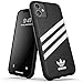 Produktbild adidas Handyhülle Entwickelt für iPhone 11 Hülle, Fallgeprüfte Hüllen, stoßfeste erhöhte Kanten, Original Schutzhülle, Schwarz und Weiß Streifen