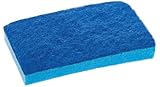 Mehrzweck-Schrubber, blaue Faser, mit Schwamm, kratzt nicht