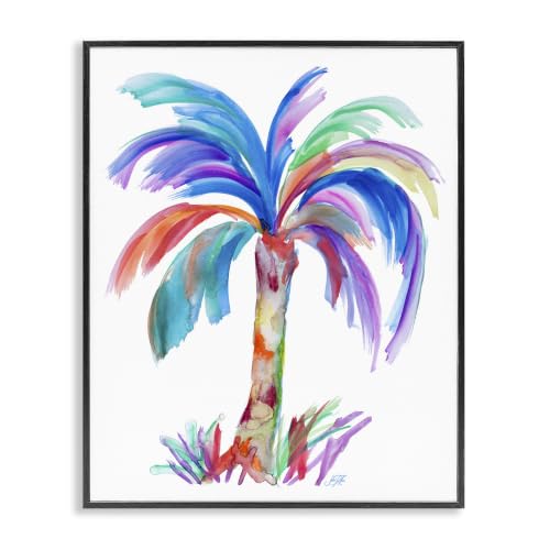 Bold Palm Tree Tropical Botanical, 16 x 20 Inch Framed Giclée Print