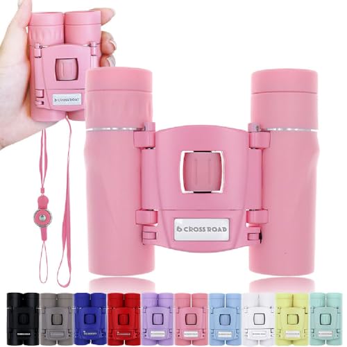 Binoculares compactos CROSSROAD 10x para adultos y niños miniatura 1