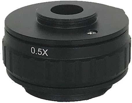 Microscopes Equipment 0.5X C-Mount Lens Adapter 35mm Diameter Field Simul Focal Trinocular Stereo Microscope35mm Height