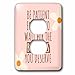 3dRose On Peach Be Patient Enough To Wait For The Blessings... - Light Switch Covers (lsp-377112-6)
