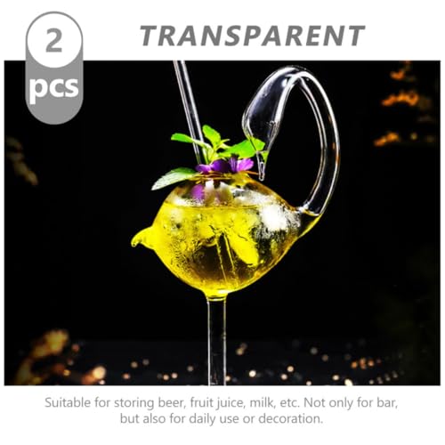 Vasos de cóctel elegantes copas de cristal de cisne de 178ml para combinados y aperitivos 4