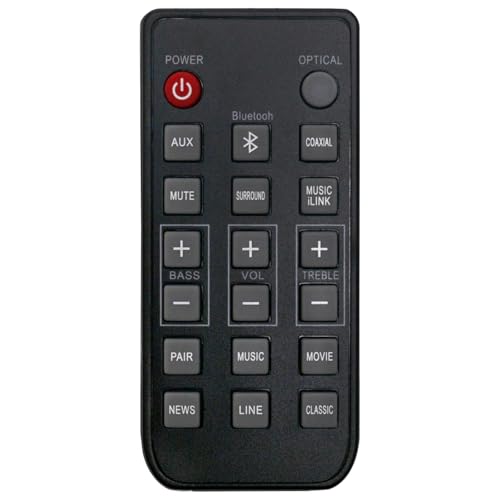 Allimity CSS2123 CSS2133 CSS2123B Replacement Remote Replacement for Philips SoundBar Speaker System CSS2133B/F7 CSS2123B/F7 CSS2123/F7 CSS2123F7 CSS2133B98 996510054954 996510050576 996510063326