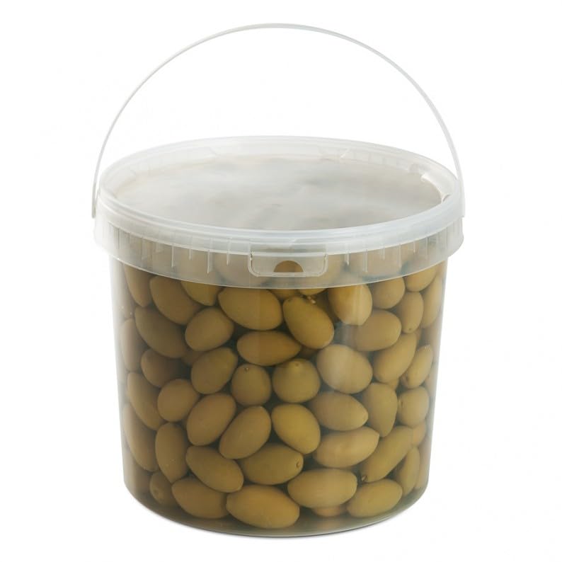 Secchio 25L Con Coperchio Trasparente Per Alimenti – Impilabile, In Plastica PP Per Farina, Acqua E Scorte - 3