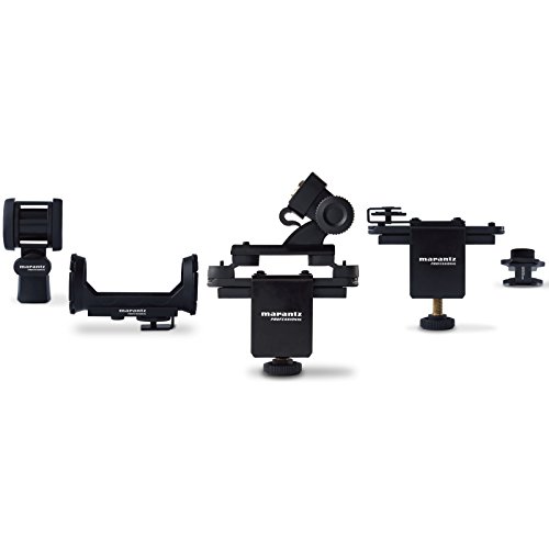 Marantz Professional Engrenage de portée audio | Supports de microphone pour fusil de chasse, clips de suspension et adaptateurs filetés