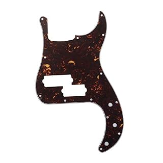 Musiclily Pro 5 Cordes 13 Trous P Bass Pickguard Contemporain pour Fender Precision Bass Mexicain, 4Plis Brun Tortoise… - Les Beatles, Paul McCartney, John Lennon, RIngo Starr, George Harrison