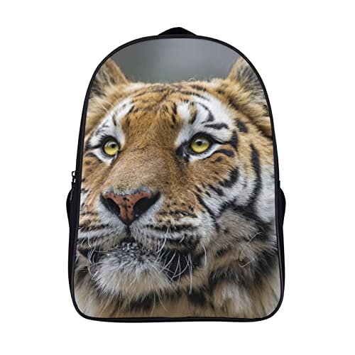 Sac à dos pour enfants et adolescents avec imprimé tigre 3D pour éviter le mal de dos à l'école